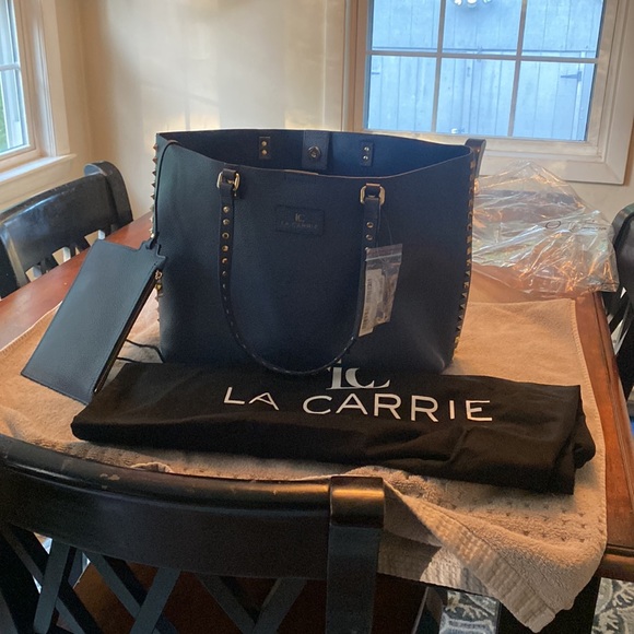 NWT La Carrie from Italy Leather Tote - Picture 10 of 12